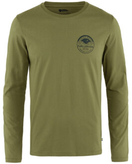 Pánské triko Fjällräven Forever Nature Badge LS Velikost: M / Barva: světle zelená