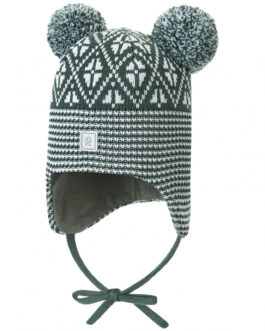 Dětská čepice Reima Kuuru Obvod hlavy: 48 cm / Barva: zelená