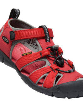 Dětské sandály Keen Seacamp II CNX K Velikost bot (EU): 30 / Barva: červená/šedá