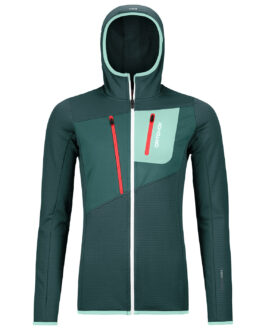 Dámská mikina Ortovox Fleece Grid Hoody W’s 2023 Velikost: M / Barva: tmavě modrá