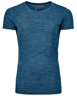 Dámské funkční triko Ortovox 150 Cool Mountain Ts W Velikost: S / Barva: modrá