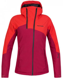 Dámská lyžařská bunda Hannah Maky Col Velikost: M / Barva: růžová/fialová