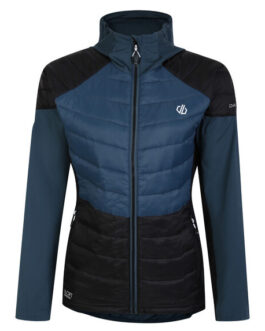 Dámská bunda Dare 2b CulminationWlHybd Velikost: XL / Barva: černá/modrá