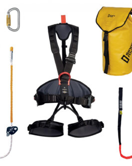 Set Singing Rock Střechařský 10 Velikost: M-L / Barva: černá