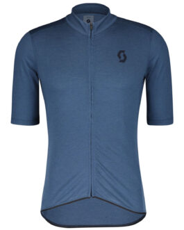 Pánský cyklistický dres Scott Gravel Merino SS Velikost: L / Barva: modrá