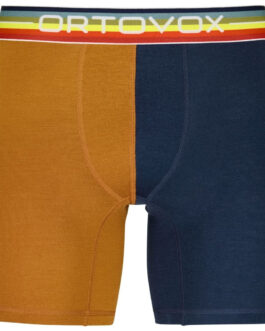 Pánské boxerky Ortovox 185 Rock’N’Wool Boxer M Velikost: L / Barva: modrá