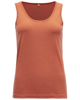 Dámské tílko Devold Eika Merino 150 Tank Wmn Velikost: M / Barva: korálová
