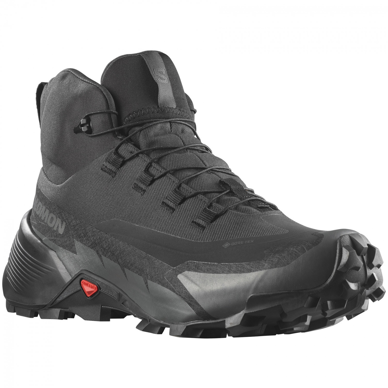 Pánské turistické boty Salomon Cross Hike 2 Mid Gore-Tex Velikost bot (EU): 42 / Barva: černá