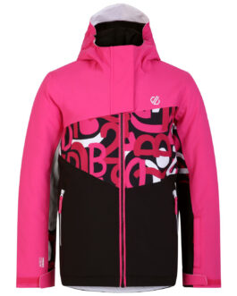 Dětská zimní bunda Dare 2b Humour II Jacket Dětská velikost: 146-152 / Barva: růžová/černá