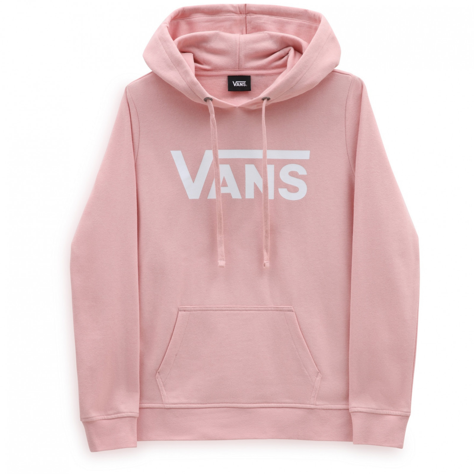 Dámská mikina Vans Wm Drop V Logo Hoodie Velikost: L / Barva: světle růžová