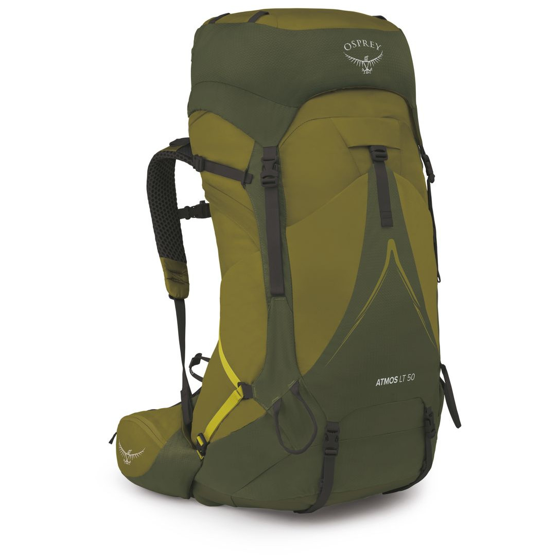 Turistický batoh Osprey Atmos Ag Lt 50 Velikost zad batohu: S/M / Barva: zelená