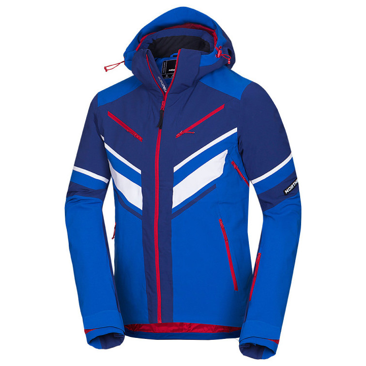 Pánská zimní bunda Northfinder Earl Velikost: M / Barva: modrá/světle modrá