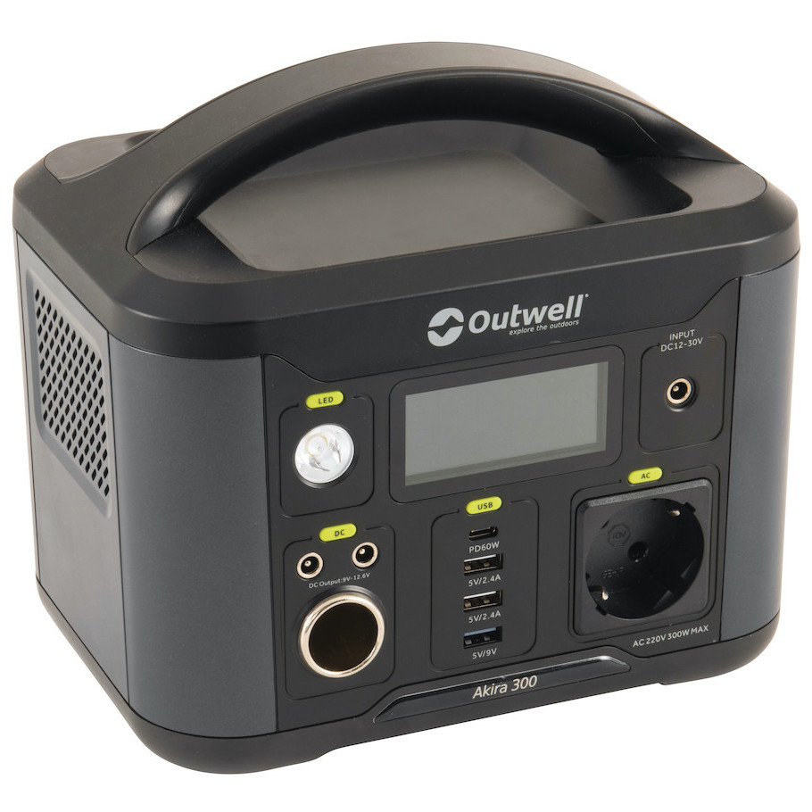 Nabíjecí stanice Outwell Akira 300 Power Station Barva: šedá