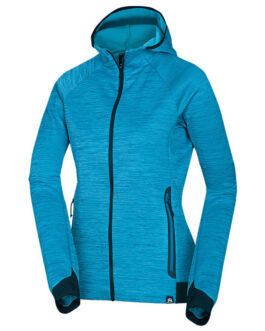 Dámská funkční mikina Northfinder Pauline Velikost: XL / Barva: světle modrá