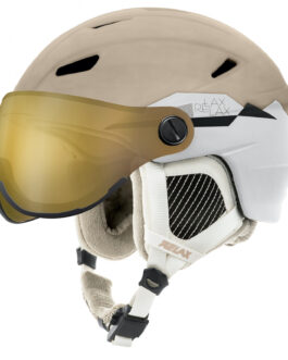 Lyžařská přilba Relax Stealth Velikost helmy: 54-56 cm / Barva: béžová