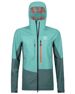 Dámská softshellová bunda Ortovox Mesola Jacket W Barva: světle modrá / Velikost: L