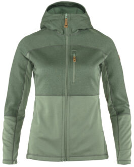 Dámská bunda Fjällräven Abisko Trail Fleece W Velikost: XS / Barva: zelená