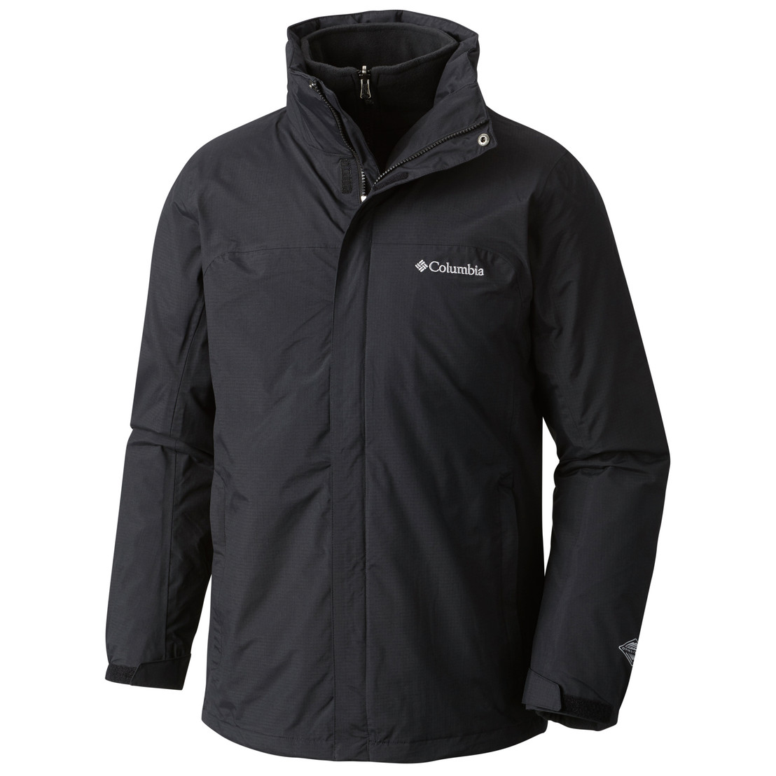 Pánská zimní bunda Columbia Mission Air™ Interchange Jacket Velikost: L / Barva: černá