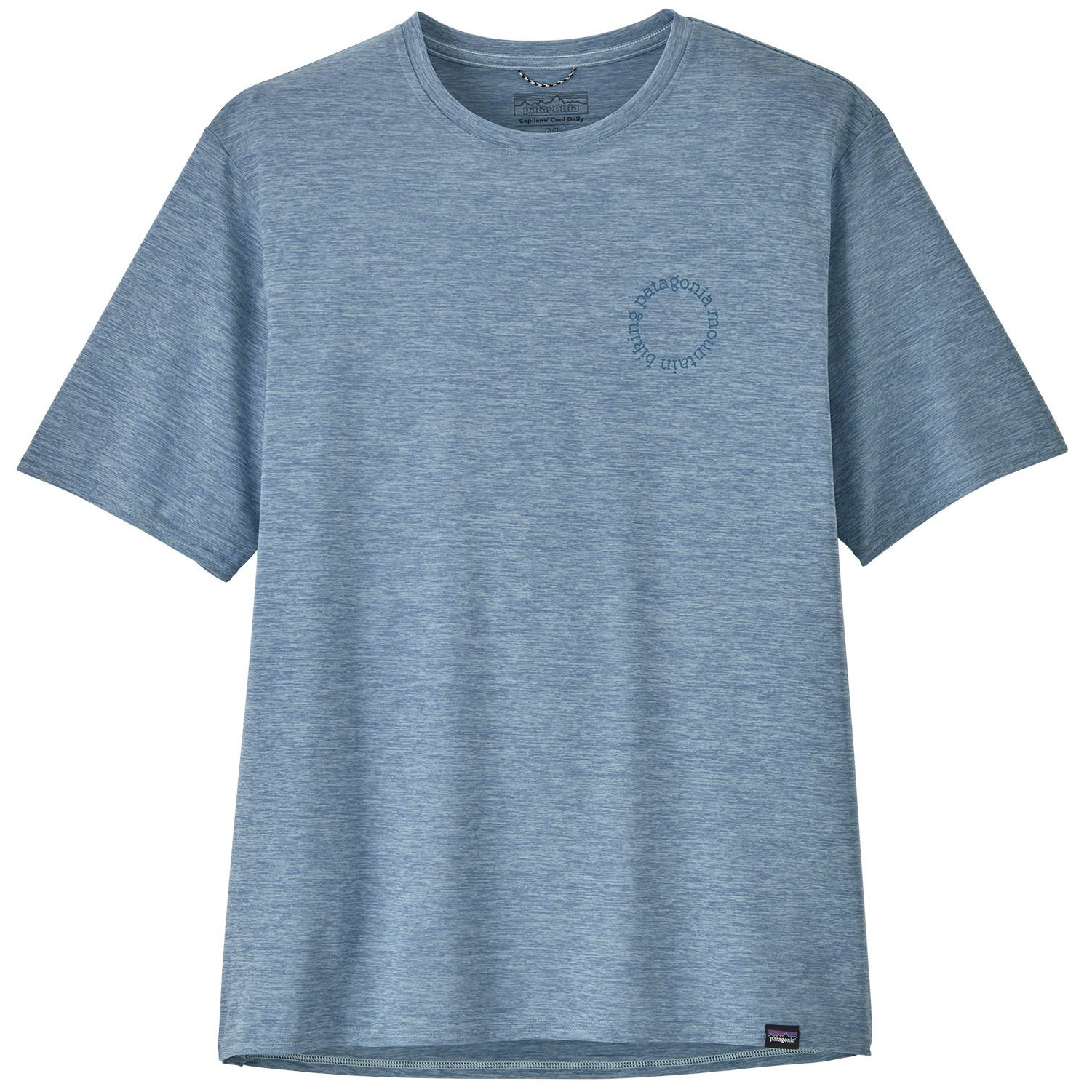 Pánské triko Patagonia Cap Cool Daily Graphic Lands Velikost: L / Barva: modrá