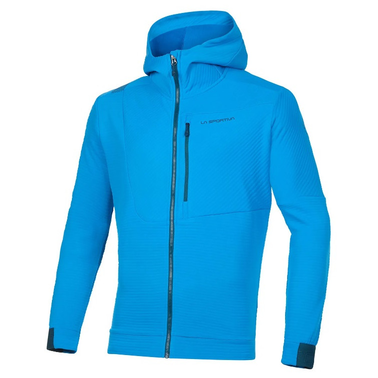 Pánská mikina La Sportiva Mood Hoody M Velikost: M / Barva: světle modrá