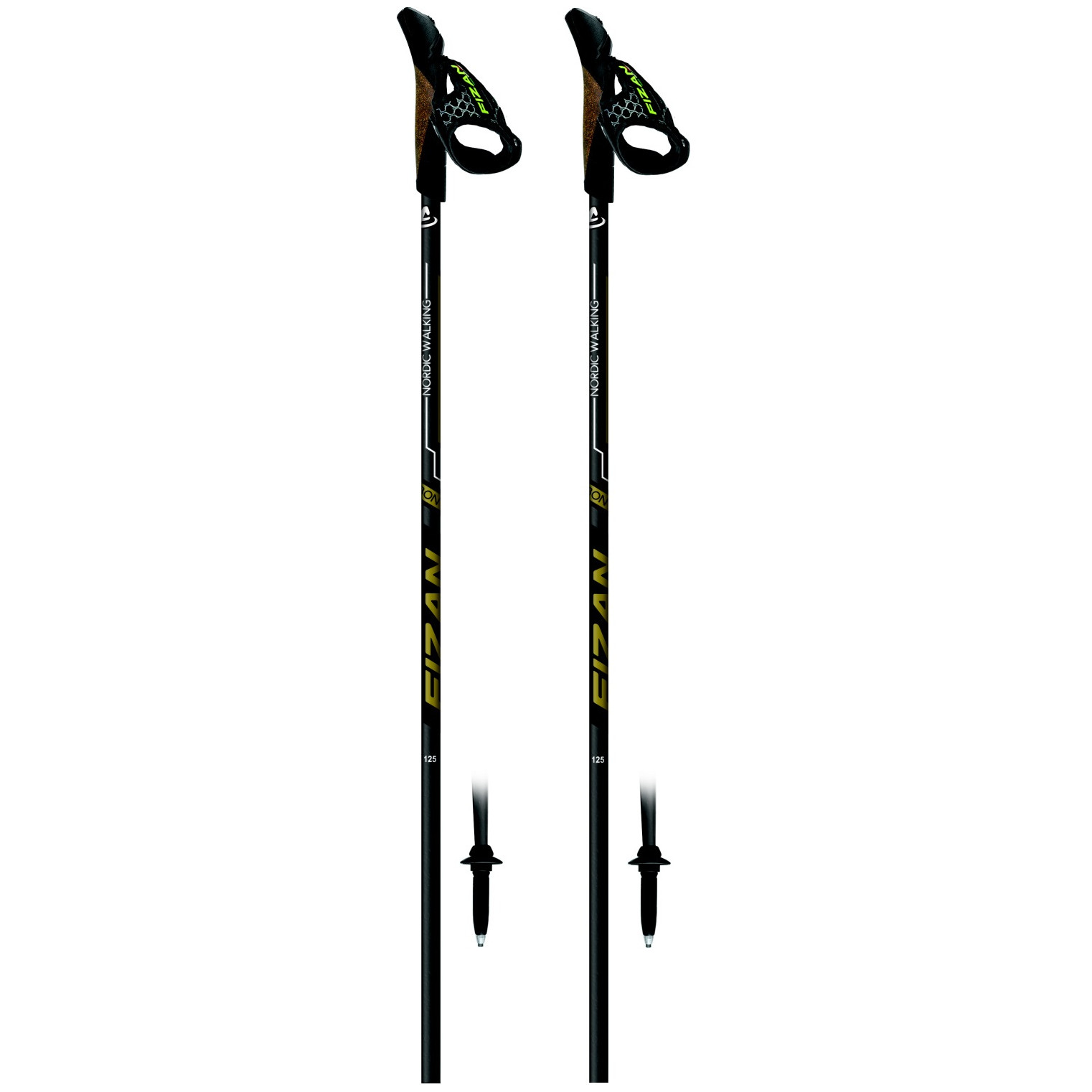 Nordic walking hole Fizan Running Délka holí: 120 cm / Barva: zlatá