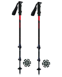 Trekové hole Hannah Trek Fl Barva: černá/červená