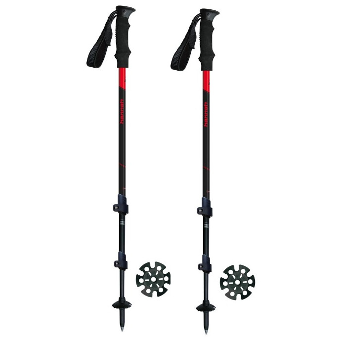 Trekové hole Hannah Trek Fl Barva: černá/červená