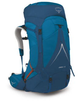 Turistický batoh Osprey Atmos Ag Lt 65 Velikost zad batohu: L/XL / Barva: modrá