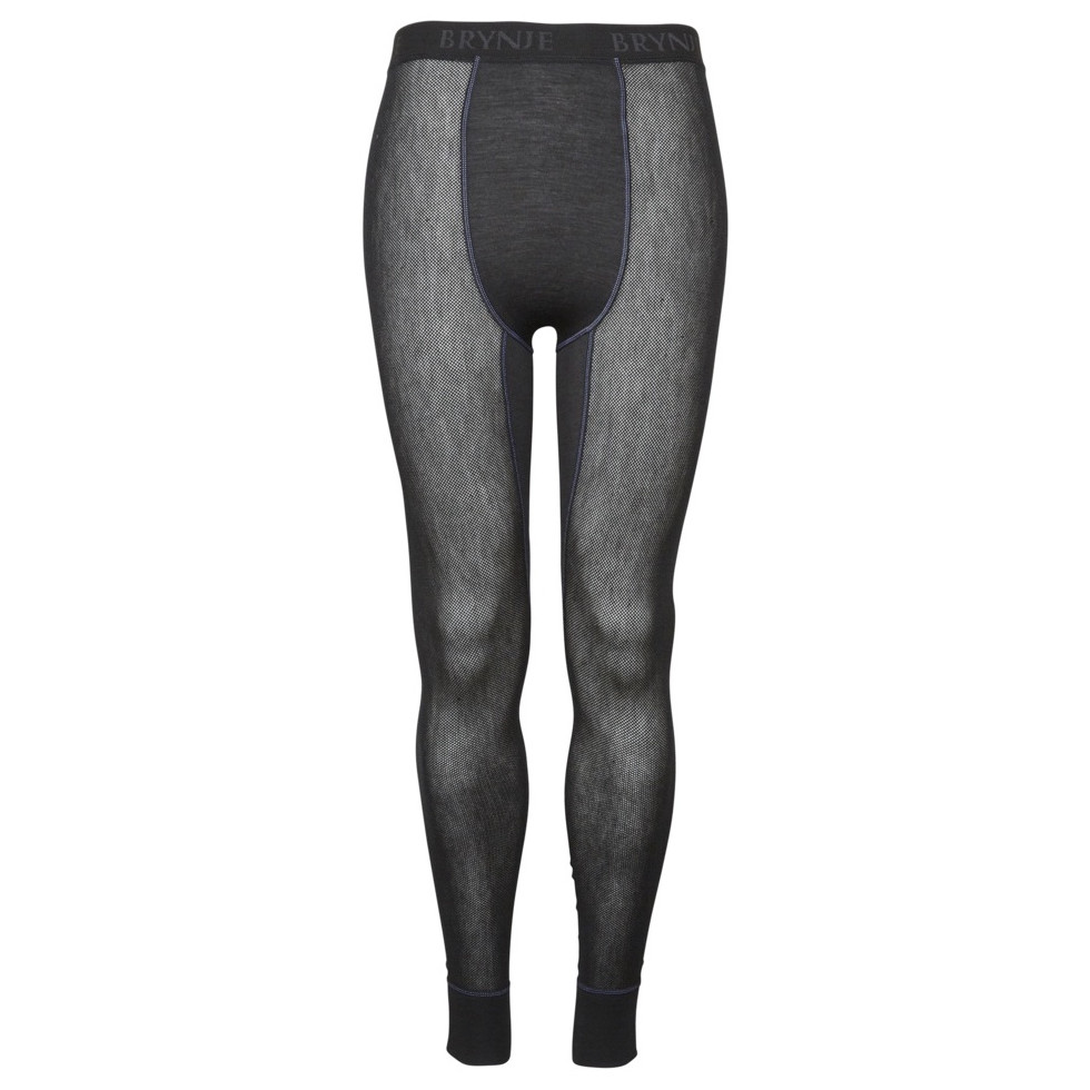 Spodky Brynje of Norway Wool Thermo Light Longs Velikost: XXL / Barva: černá