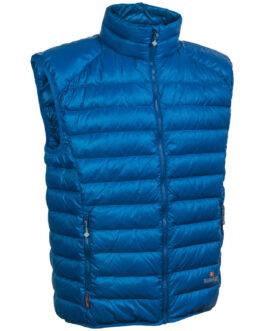Pánská péřová vesta Warmpeace Drake Velikost: XL / Barva: modrá