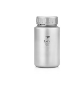 Láhev Keith Titanium Titanium Sport Bottle 900 ml Barva: šedá