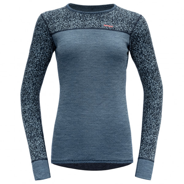Dámské funkční triko Devold Kvitegga Woman Shirt Velikost: S / Barva: modrá