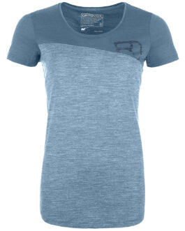 Dámské triko Ortovox 150 Cool Logo Ts W 2023 Velikost: M / Barva: modrá