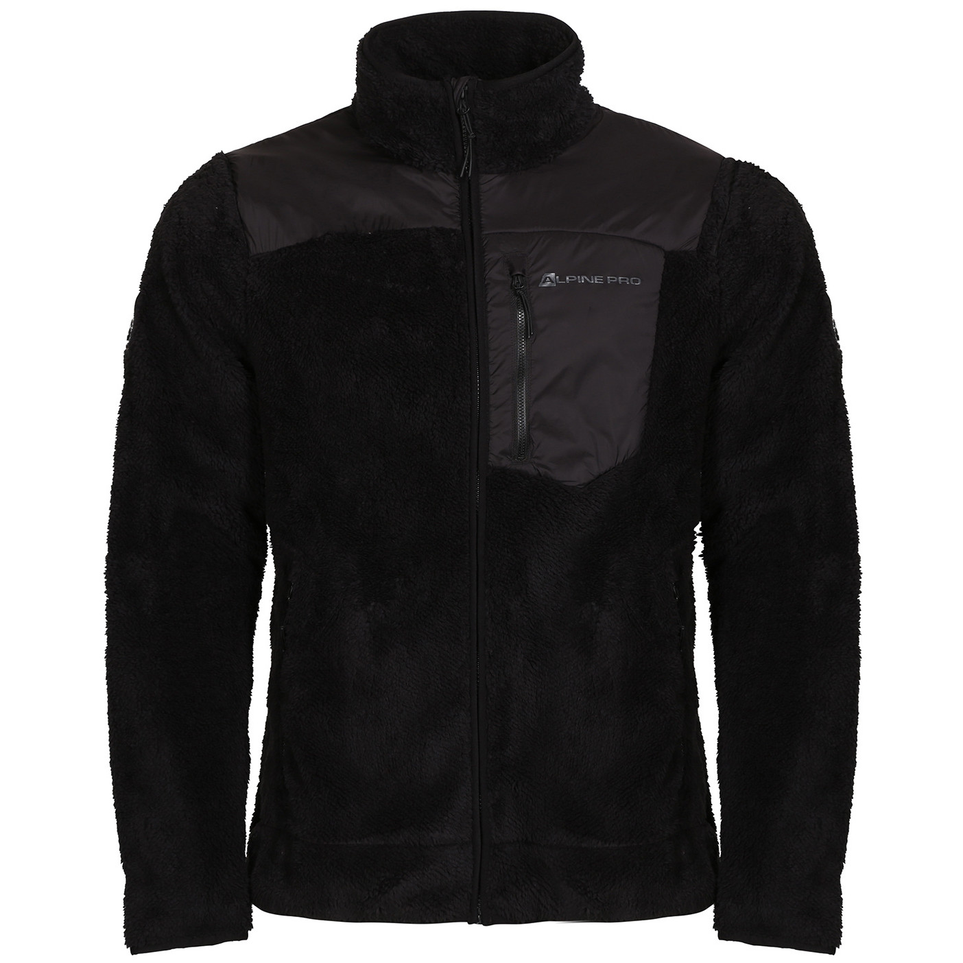 Pánská mikina Alpine Pro Ferad Velikost: XL / Barva: černá