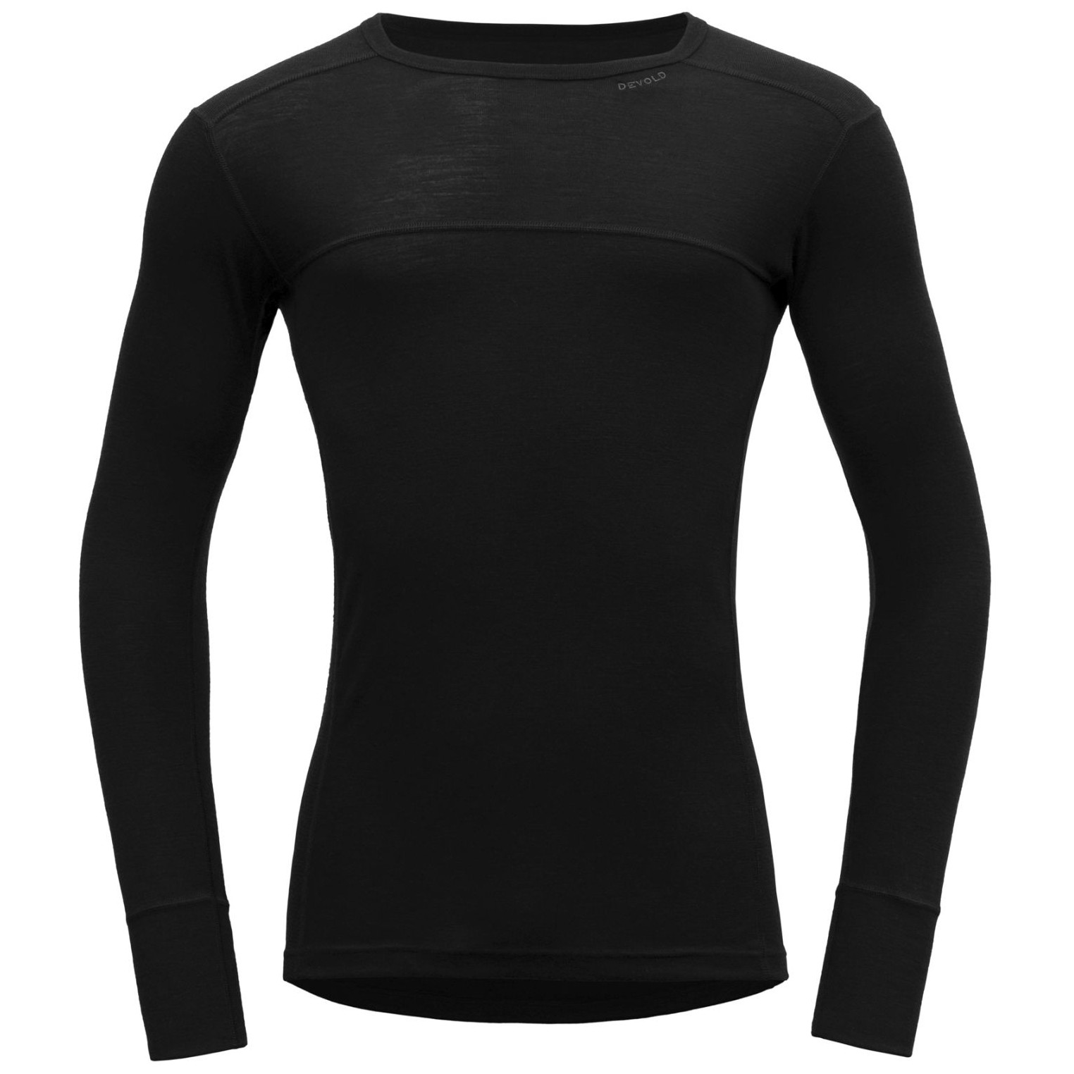 Pánské funkční triko Devold Lauparen Merino 190 Shirt Man Velikost: XXL / Barva: černá