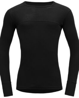 Pánské funkční triko Devold Lauparen Merino 190 Shirt Man Velikost: L / Barva: černá