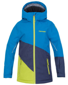 Dětská zimní bunda Hannah Kigali Jr Dětská velikost: 122-128 / Barva: modrá/žlutá