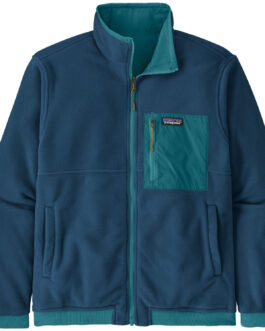 Pánská bunda Patagonia Reversible Shelled Microdini Jacket Velikost: S / Barva: modrá/světle modrá