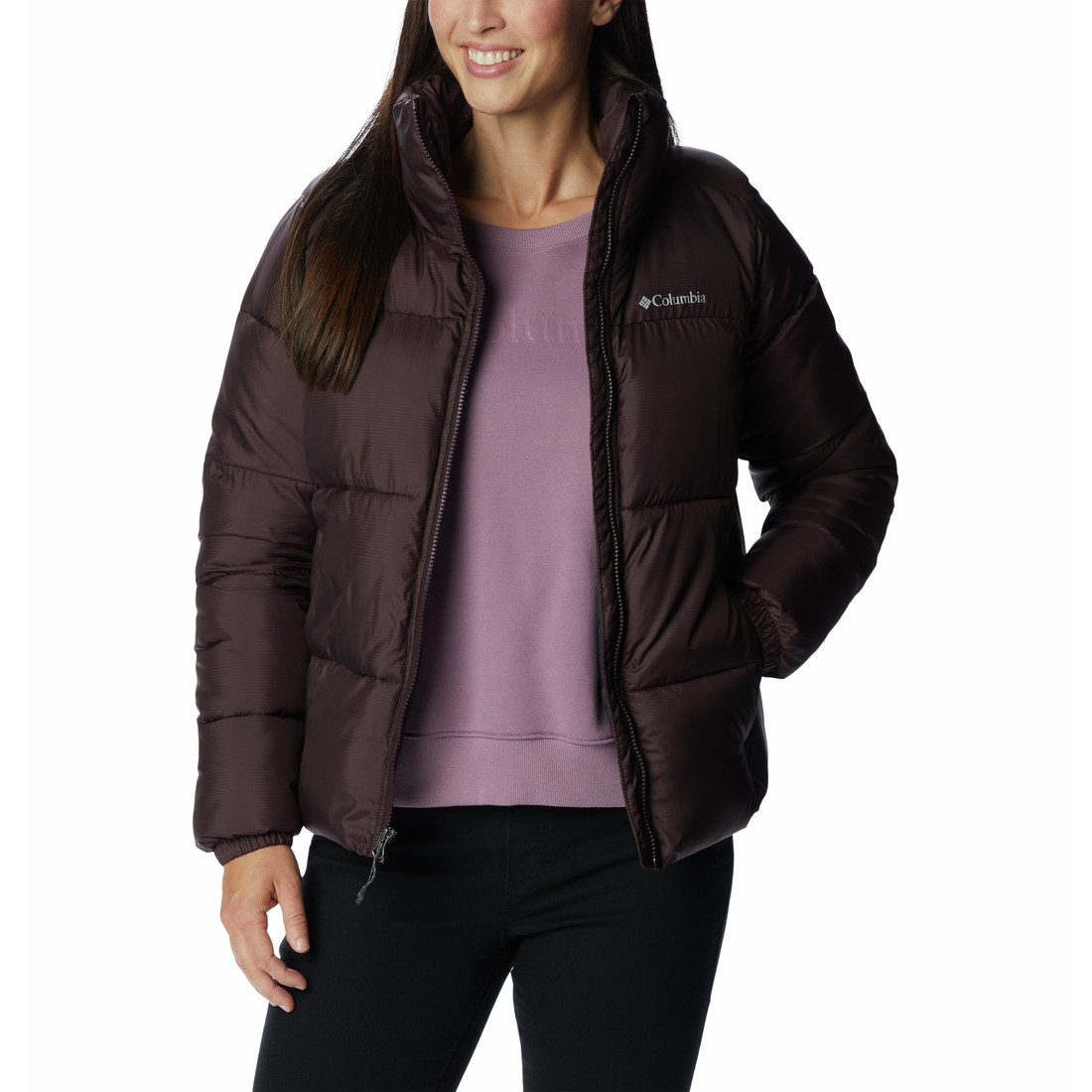 Dámská zimní bunda Columbia Puffect™ Jacket Velikost: L / Barva: hnědá