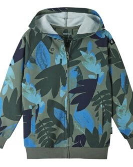 Dětská mikina Reima Varmistus Dětská velikost: 140 / Barva: zelená