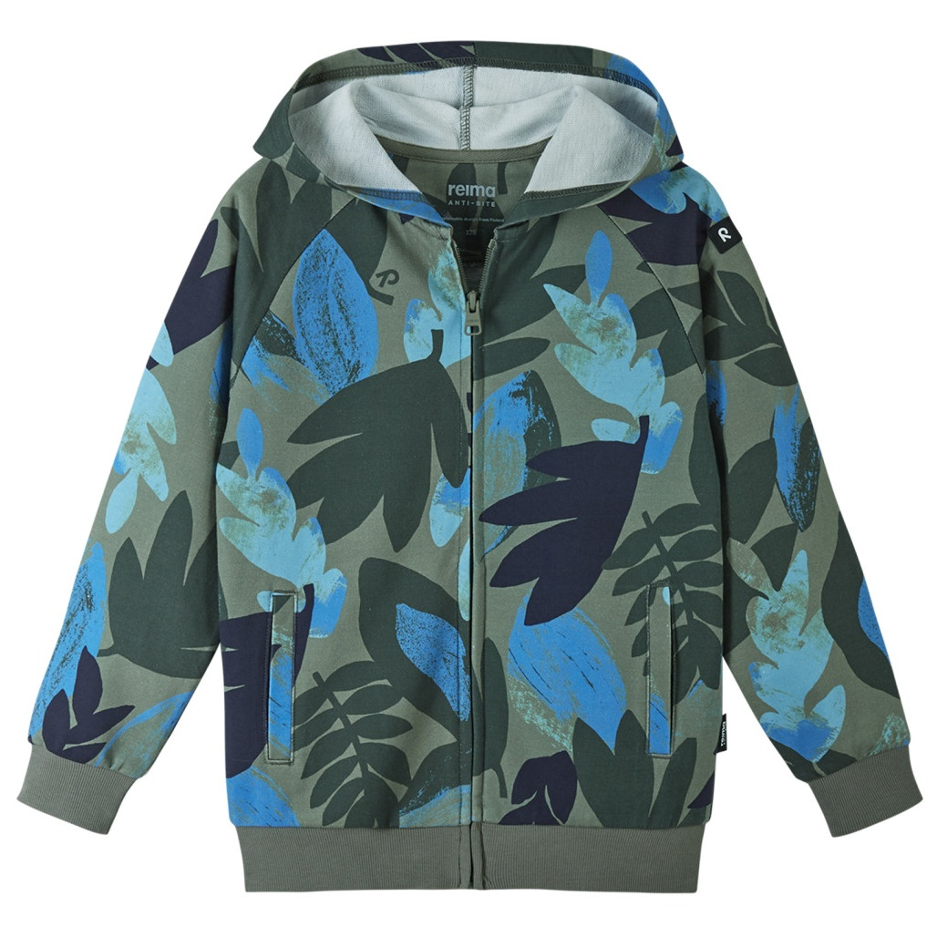 Dětská mikina Reima Varmistus Dětská velikost: 140 / Barva: zelená