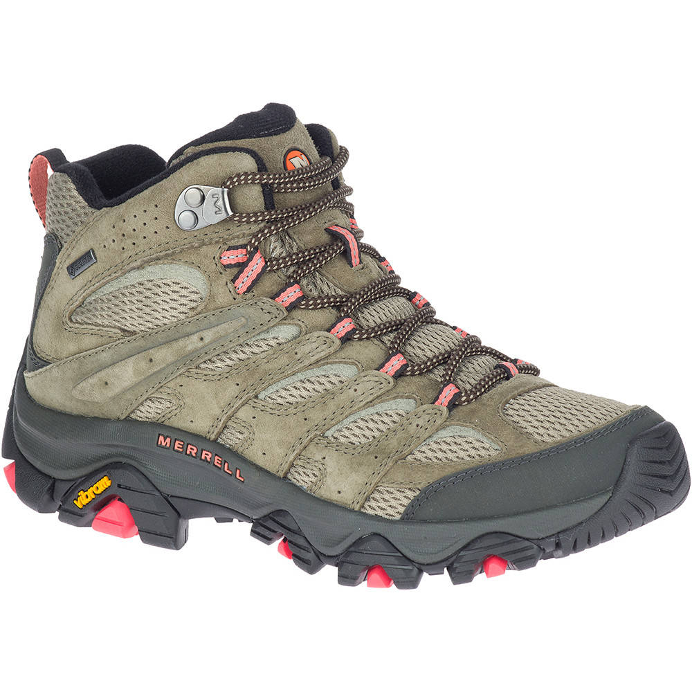 Dámské trekové boty Merrell Moab 3 Mid Gtx Velikost bot (EU): 42 / Barva: zelená
