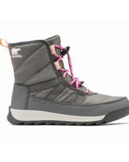 Dětské zimní boty Sorel Youth Whitne II Short Lace Wp Velikost bot (EU): 38 / Barva: šedá