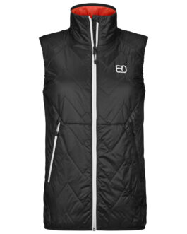 Dámská vesta Ortovox Swisswool Piz Vial Vest W Velikost: L / Barva: černá
