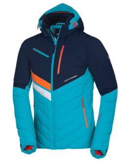 Pánská lyžařská bunda Northfinder Lawrence Velikost: XL / Barva: modrá/světle modrá