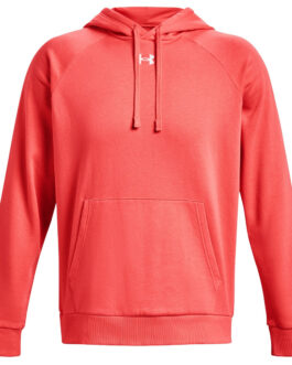 Pánská mikina Under Armour Rival Fleece Hoodie Velikost: XL / Barva: červená