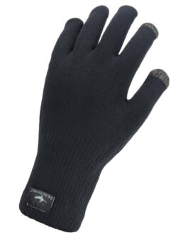 Nepromokavé rukavice SealSkinz Anmer Velikost rukavic: L / Barva: černá/šedá