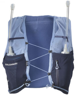 Běžecká vesta Salomon Adv Skin 5 English Manor / Black Iris Velikost: S / Barva: modrá