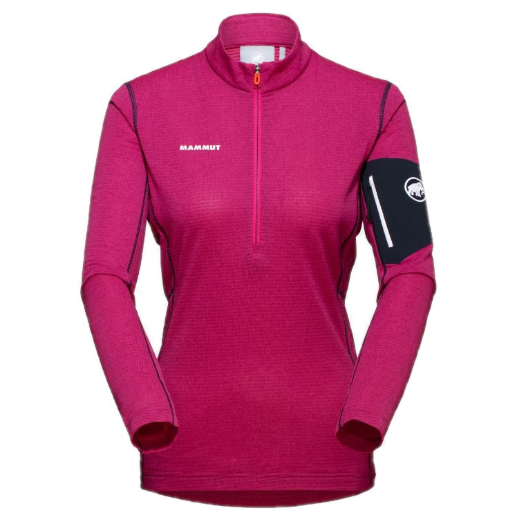 Dámská funkční mikina Mammut Aenergy Light ML Half Zip Pull Women Velikost: L / Barva: růžová