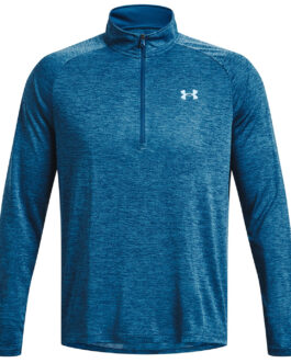 Pánské funkční triko Under Armour Tech 2.0 1/2 Zip Velikost: M / Barva: modrá